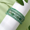 Natural Green Aventurine Beaded Stretch Bracelet Sets BJEW-JB10782-3