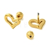 304 Stainless Steel Ear Studs EJEW-Q801-13G-2