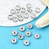 Brass Rhinestone Spacer Beads RB-A014-L6mm-28S-NF-4