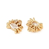 Ocean Theme Brass Micro Pave Cubic Zirconia Charms X1-KK-F902-08K-G-2