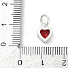 Brass Micro Pave Cubic Zirconia Pendants KK-H204-01S-07-3