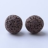 Unwaxed Natural Lava Rock Beads X-G-F325-10mm-M-3