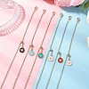 Adjustable 304 Stainless Steel Curb Chain Slider Bracelets BJEW-JB13290-1