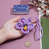 1Pc Polyester Flower Pendant Decorations HJEW-SC0003-02C-3