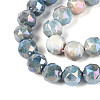 Anti-Tarnish Electroplate Glass Beads Strands GLAA-N010-10mm-17-4