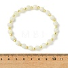 Natural White Moonstone & Synthetic Hematite Non-magnetic Beaded Stretch Bracelets for Women BJEW-JB13940-01-4