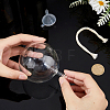 Transparent Glass Candle Holders with Candle Wick DIY-WH0308-997A-3
