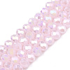 Electroplate Glass Beads Strands LS-EGLA-A044-J6mm-B02-1