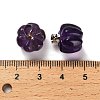 Natural Amethyst Pumpkin Charms G-K338-27P-08-3