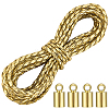 5M Round Braided PU Leather Cords WL-CL0001-33B-1