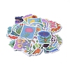 60Pcs PVC Plants PVC Waterproof Stickers Set STIC-C003-12-6