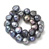Dyed Natural Cultured Freshwater Pearl Beads Strands PEAR-A006-09E-3