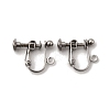 316 Surgical Stainless Steel Clip-on Earring Findings X-STAS-H240-45P-1