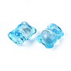 Baking Paint Transparent Glass Beads DGLA-N018-02C-3