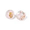 Handmade Gold & Silver Foil Glass Beads FOIL-Q003-01A-3