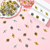 80Pcs 4 Styles Tibetan Style Links/Connectors TIBEB-YW0001-39-4