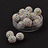 Pave Disco Ball Beads RB-H258-10MM-101-1