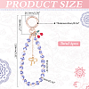 2Pcs Zinc Alloy Ceramic Beads Mobile Straps AJEW-ME0002-83B-2