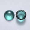 Transparent Spray Painted Glass Cabochons GLAA-S190-013B-B01-2