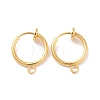 304 Stainless Steel Clip-on Earring Findings LS-STAS-L238-025G-1