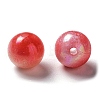 Two Tone Opaque Acrylic Beads LS-SACR-P024-01B-W14-2