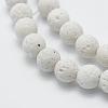 Natural Lava Rock Beads Strands X-G-F531-6mm-G17-2