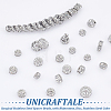 Unicraftale 40Pcs 4 Style 316 Surgical Stainless Steel Spacer Beads RB-UN0001-07-6