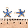 Alloy Enamel Pendants PALLOY-F224-10G-02-3