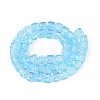 Handmade Foil Glass Beads Strands FOIL-Q002-04C-2
