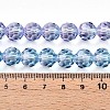 Baking Paint Transparent Glass Beads X1-DGLA-A035-T10mm-A06-5