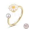 925 Sterling Silver Open Finger Rings RJEW-A019-50G-3