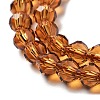 Transparent Glass Beads Strands GLAA-A014-03J-3