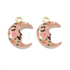 Printed Alloy Pendants PALLOY-P319-07G-18-1