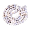 Opaque Ombre Effect Dyed Glass Beads Strands GLAA-Q106-04A-12-2