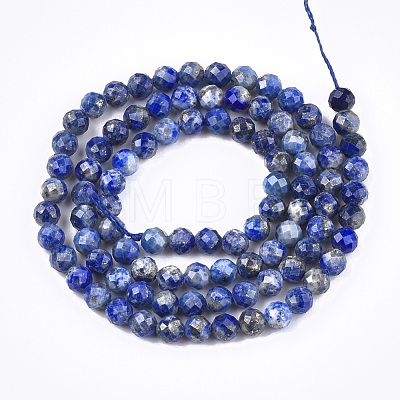 Natural Lapis Lazuli Beads Strands G-T108-36-1