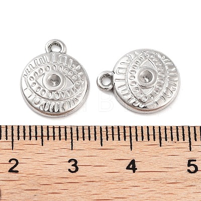 Non-Tarnish 304 Stainless Steel Pendant Rhinestone Settings STAS-P364-03P-1