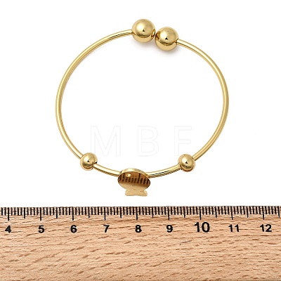 201 Stainless Steel Cuff Bangles BJEW-Z151-02G-02-1