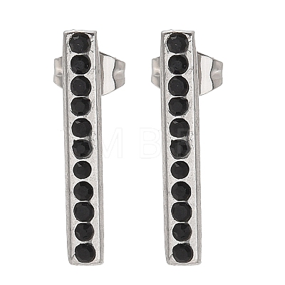 304 Stainless Steel Stud Earrings EJEW-F361-05P-1