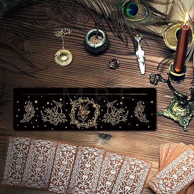 Carved Wooden Tarot Card Stand Holder DIY-WH0356-007-1