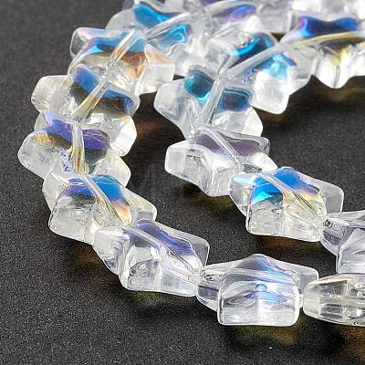 Transparent Glass Beads Strand GLAA-K057-01K-1