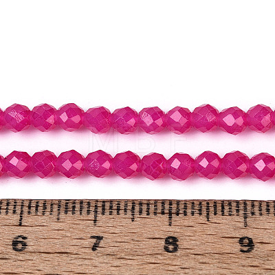 Imitation Jade Glass Beads Strands GLAA-T028-4mm-11I-1