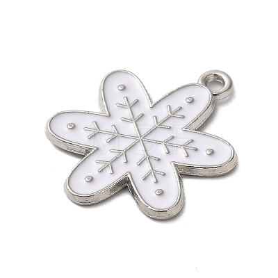 Winter Theme Alloy Enamel Pendants ENAM-M002-05T-P-1