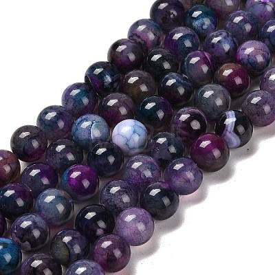 Natural Agate Beads Strands G-B079-A04-03-1