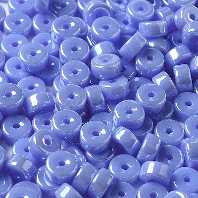 Opaque Colours Luster Glass Seed Beads SEED-E001-P3x6mm-A05-1