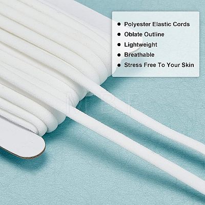 Polyester Elastic Cords EC-WH0026-006C-1