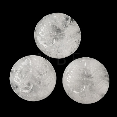 Natural Quartz Crystal Pendants G-C091-03E-1