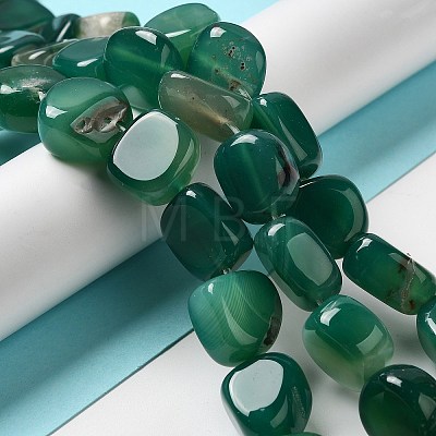 Natural Agate Beads Strands G-H295-D01-01-1