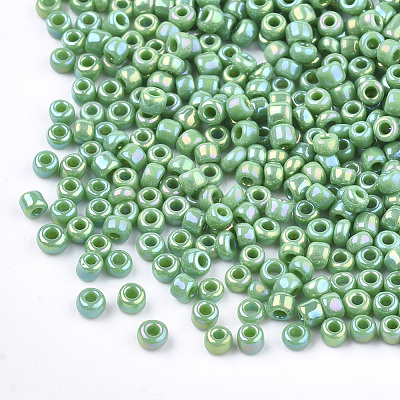 Opaque Glass Seed Beads SEED-S023-01B-07-1