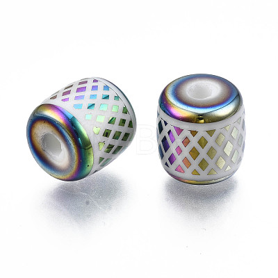 Electroplate Glass Beads EGLA-S196-10A-06-1