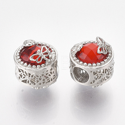 Platinum Plated Alloy Beads MPDL-S067-09A-1